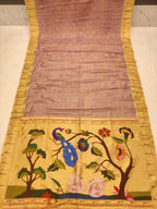 Dusty Mauve Paithani